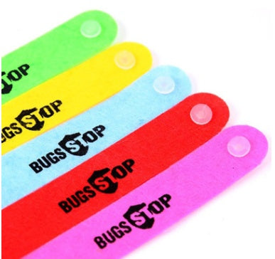 Non-toxic insect repellent band for outdoor mosquito prevention