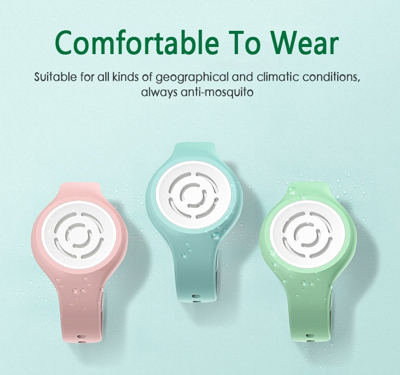 Natural Mosquito Repellent Bracelet - Long-Lasting Outdoor Insect Protection